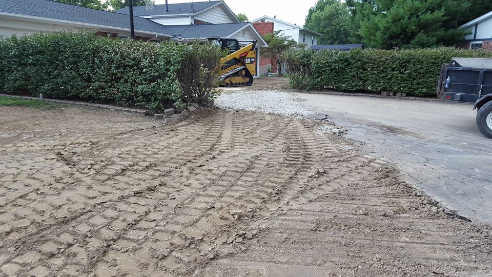 Site grading and backfill after a septic install